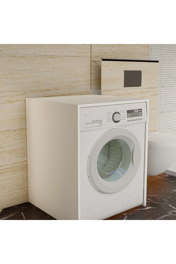 Ünüvar Konsept Çamaşır Makinesi Alt Dolabı - Beyaz - 2