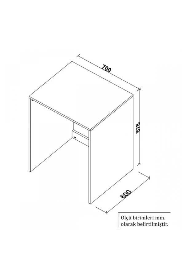 Ünüvar Konsept Çamaşır Makinesi Alt Dolabı - Beyaz - 5
