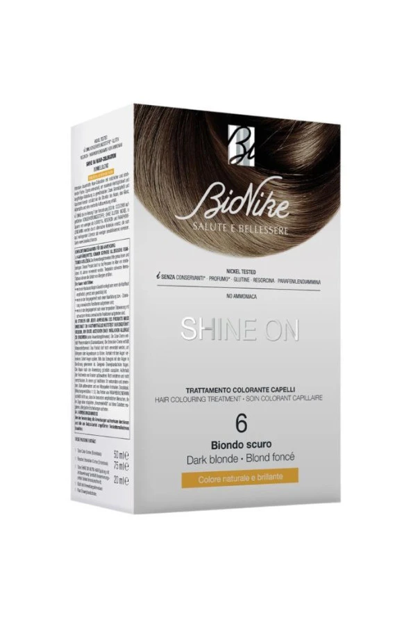 BIONIKE SHINE ON Hair Colouring Treatment No: 6 DARK BLONDE