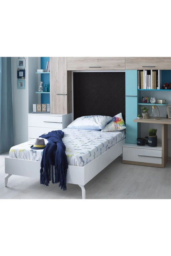 Ünüvar Konsept Born Başlıklı Karyola 100X200 Cm - Resim 3