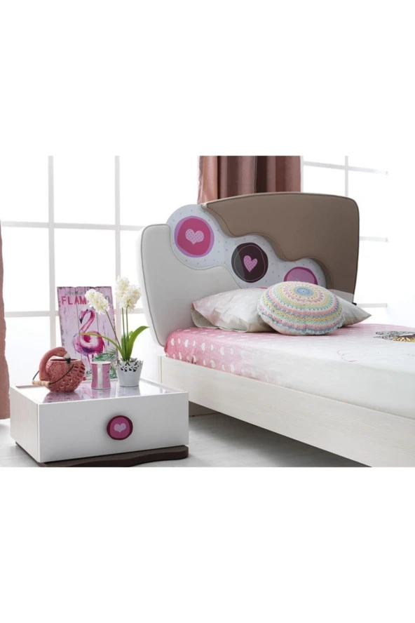 Ünüvar Konsept Poınt Başlıklı Karyola 90X190 Cm - Resim 3