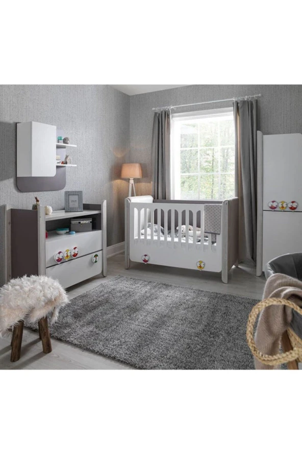 RENGARENK Bırdy 70x130 Baby Karyola - Resim 3