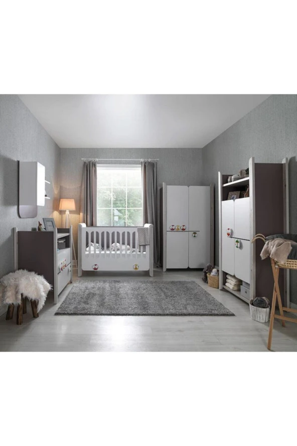 RENGARENK Bırdy 70x130 Baby Karyola - Resim 4