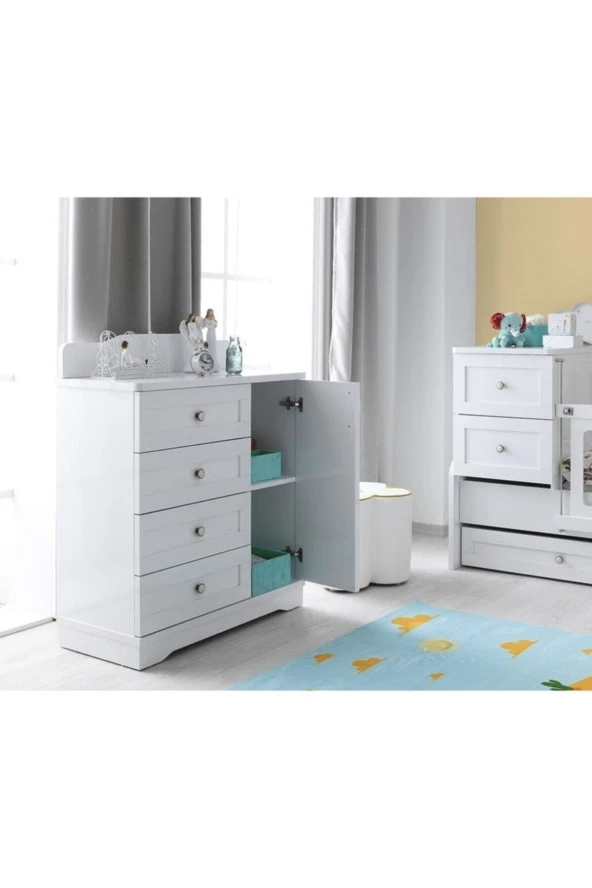 RENGARENK Pure Baby Şifonyeri k2 - Resim 3