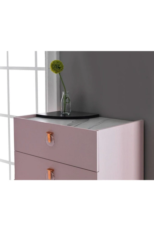 RENGARENK Flamıngo Şifonyer - Resim 3