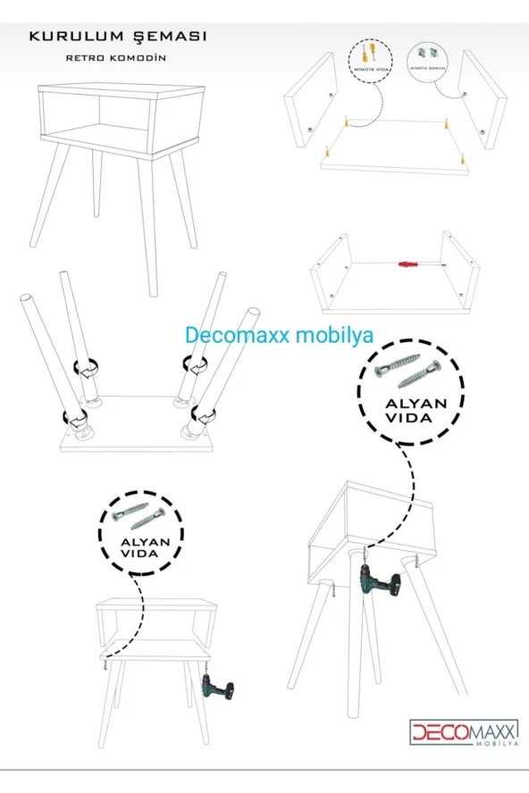 Decomax Retro Komodin - 3