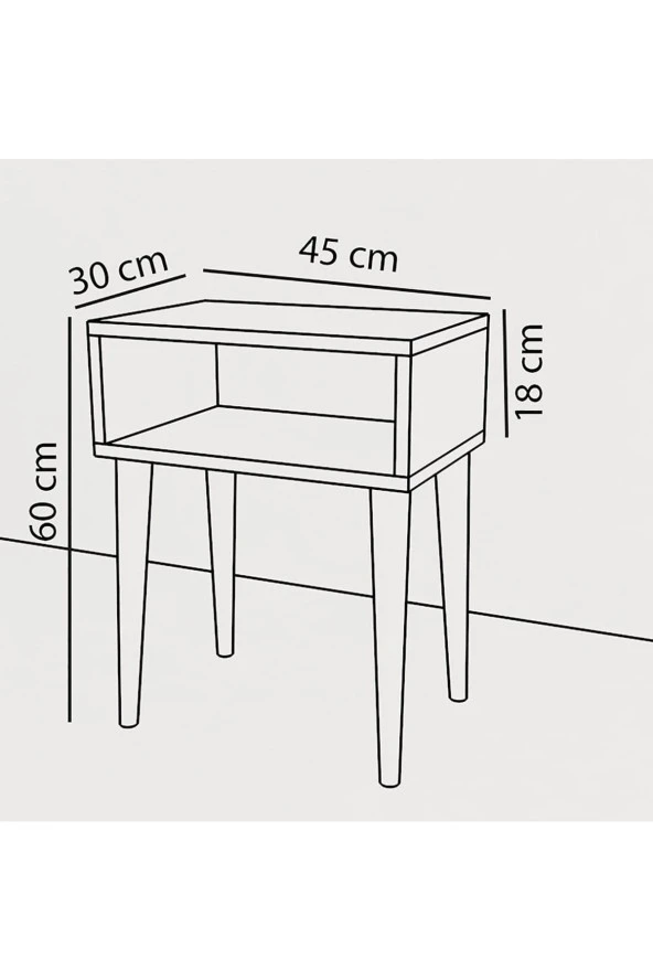 Ünüvar Konsept Komodin - Cevizk2 - 4