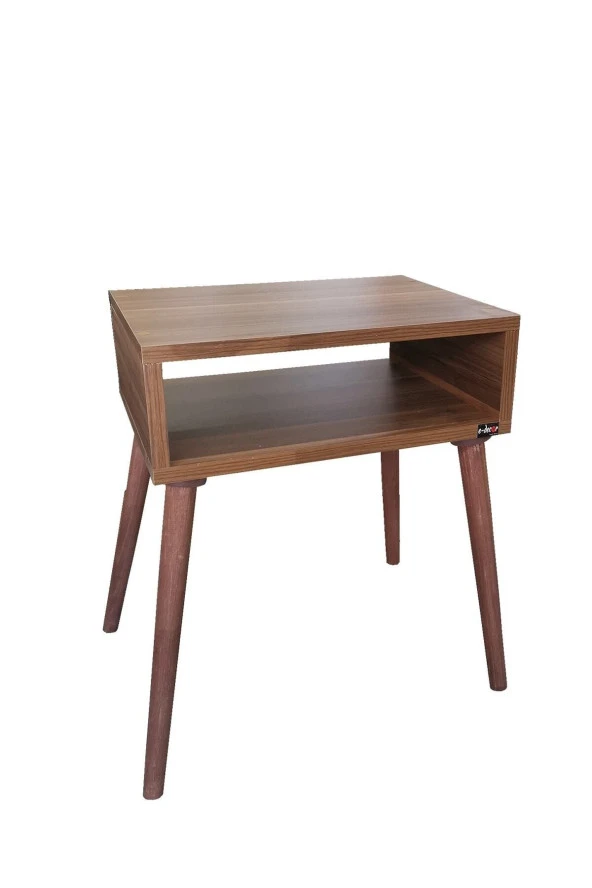 E-Decor Ceviz Çekmecesiz Retro Komodin ürün görseli