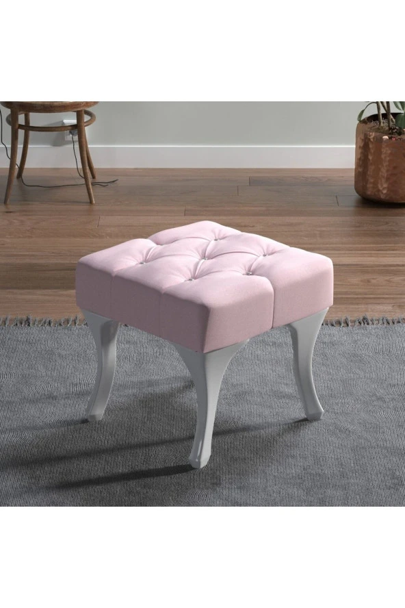 Ünüvar Konsept Puf Bench - Pembe 01K2