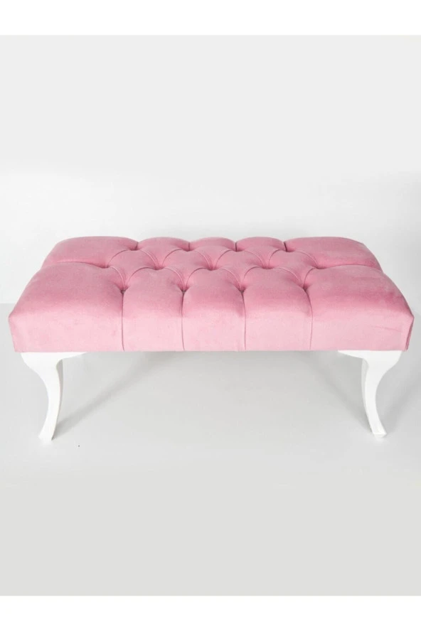 Ünüvar Konsept Gema Hünkar Puf Bench Pembe 90 Cm. 1. Sınıf Silinebilir Antibakteriyel Kumaşk2