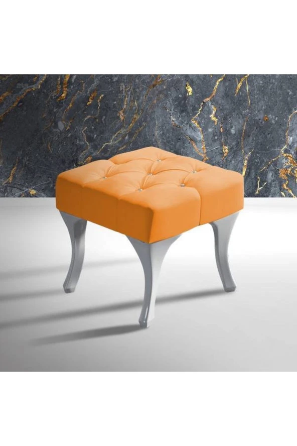 Ünüvar Konsept Puf Bench - Turuncuk2