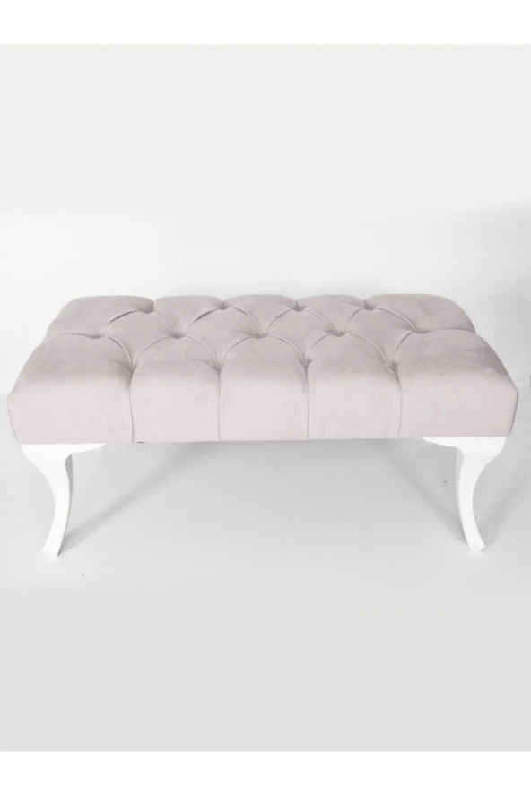 Ünüvar Konsept Gema Hünkar Puf Bench Krem 90 Cm. 1. Sınıf Silinebilir Antibakteriyel Kumaşk2