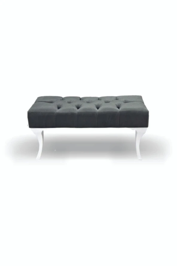 Merlife Home Kapitoneli Bench Ayak Ucu Puf