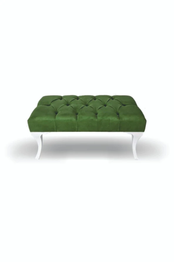 Merlife Home Kapitoneli Bench Ayak Ucu Puf