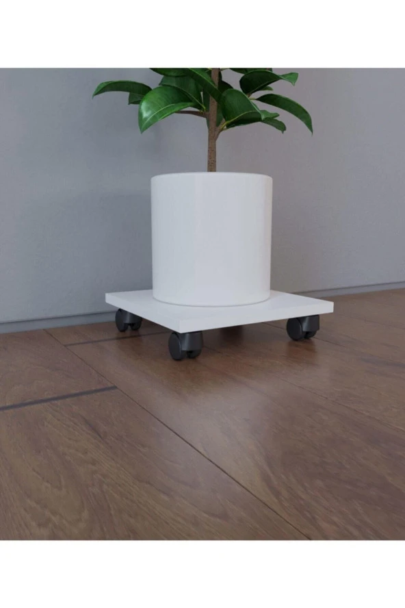 ÜNÜVAR KONSEPT Tekerlekli Damacana Altlığı Tüp Altlığı Saksılık Kullanışlı Saksılık - 2