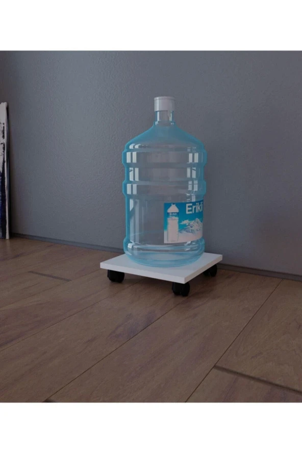 ÜNÜVAR KONSEPT Tekerlekli Damacana Altlığı Tüp Altlığı Saksılık Kullanışlı Saksılık - 3