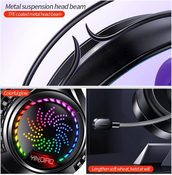 SNT Energy Q7 Gaming RGB Mikrofonlu Kulaklık 3.5mm. + Usb - 6