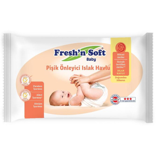Freshn Soft Islak Havlu Baby Pişik Önleyici 40 LI