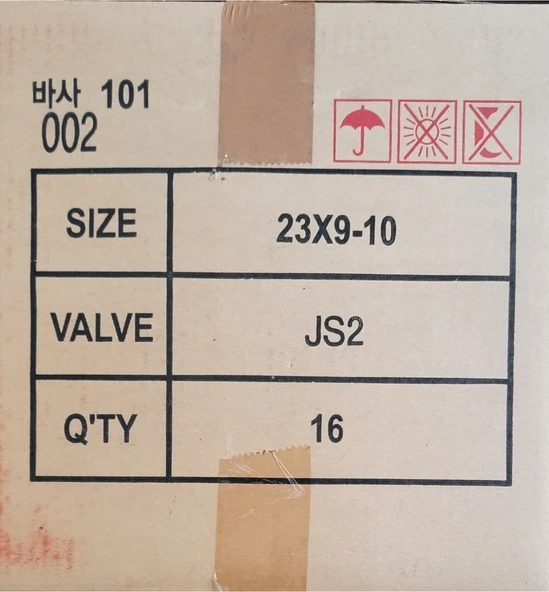 23x9-10 Js2 Kore Malı Forklift İç Lastiği - Resim 3