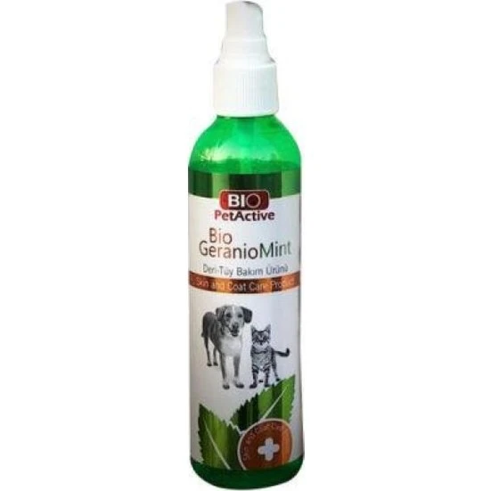 Biopetactive Bio Geraniomint 100 ml Skt:07/2025   Kedi Köpek Tüy bakım ürünü