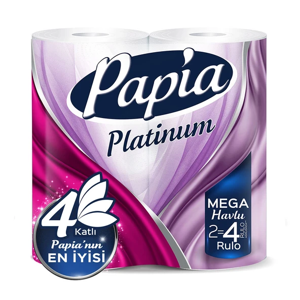Papia Platinum Jumbo Kağıt Havlu 8 Rulo