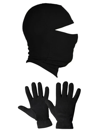 Polar Unisex Kar Maskesi Polar Eldiven Set - 3