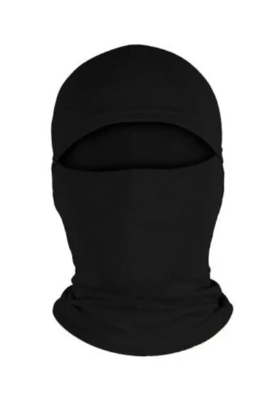 Termal Rüzgar Geçirmez Siyah Unisex Kar Maskesi - 2