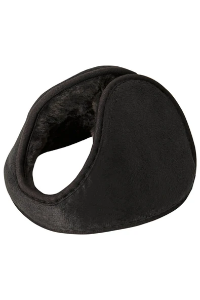 Ense Tipi Siyah Unisex Kışlık Polar Kulaklık - 3