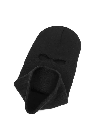 Örme Triko Unisex Siyah Kar Maskesi - 3