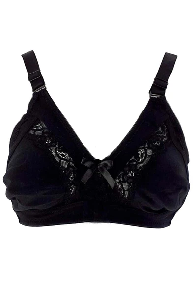 Lüks Dantelli Toplayıcı Sütyen Siyah