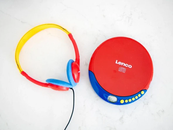 Lenco Taşınabilir CD Çalar Discman Kulaklıklı Şarj Özellikli Çocuklar İçin CD-021 KIDS - 9