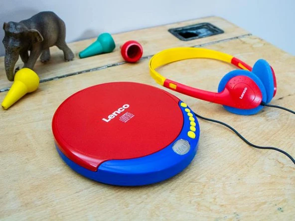 Lenco Taşınabilir CD Çalar Discman Kulaklıklı Şarj Özellikli Çocuklar İçin CD-021 KIDS - 10