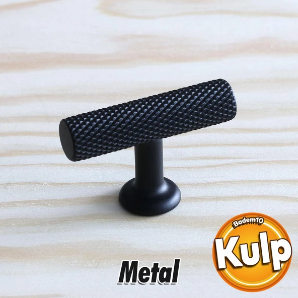 Doruk Kulp Düğme Mobilya Mutfak Dolabı Çekmece Dolap Kulpları Kapak Kulpu Kulbu Siyah Metal