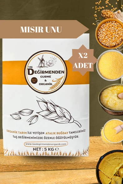 Taş Değirmenden Organik Atalık Mısır Unu - 10 Kilo ürün görseli