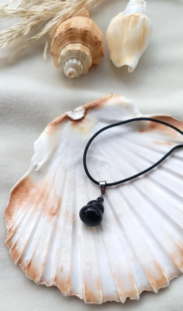 Kolye Gerdanlık Çakra Yoga Reiki Doğal Oniks Taşı Kadın Takı Hediye