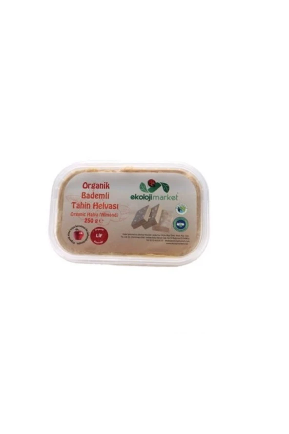 Organik  bademli Tahin Helvası 250 gr