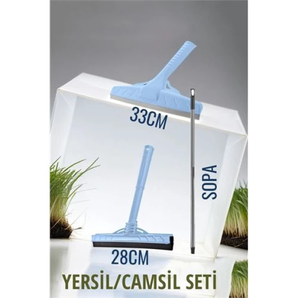 TransForMacion 2 li 33 ve 28 cm CamSil YerSil Seti Magrum Design 719185
