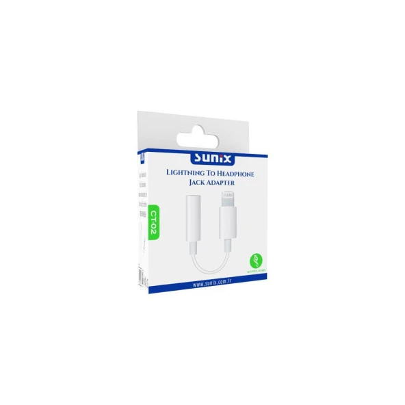 Sunix Lightning to 3.5mm AUX Dönüştürücü CT-02 - 2