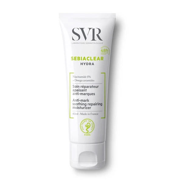 SVR Sebiaclear Hydra Anti-Mark Moisturizer 40 ml Sivilce ve Siyah Nokta İçin Bakım Kremi