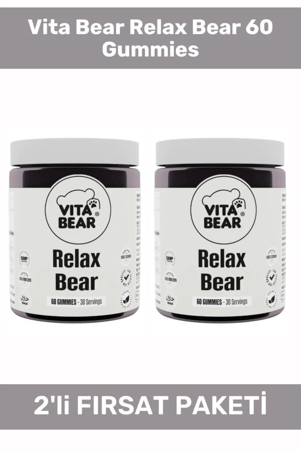 VİTA BEAR Relax Bear 60 Gummies - 2 Adet
