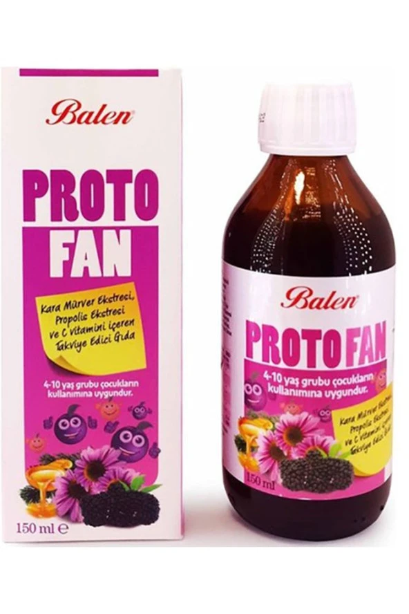 Protofan Karamürver, Propolis Ve C Vitamini Şurup 150 Ml