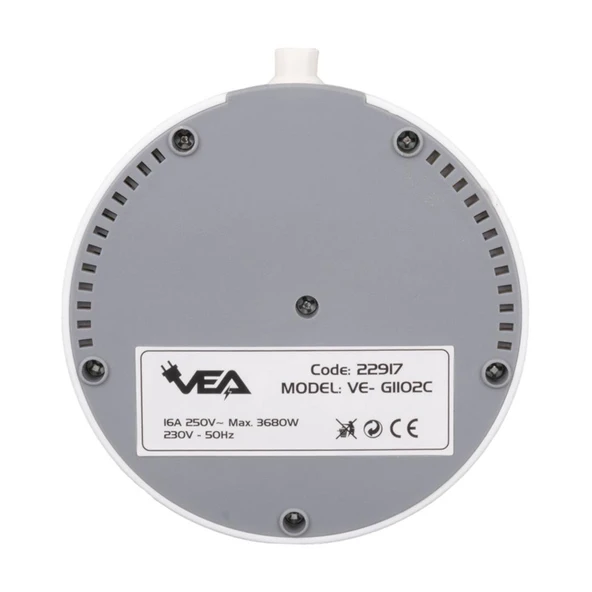 VEA VE-G1102C 2 Lİ Telefon Standlı Tutacaklı Priz Usb Li Type-c Girişli Uzatma Kablosu 1.5 Metre - 7