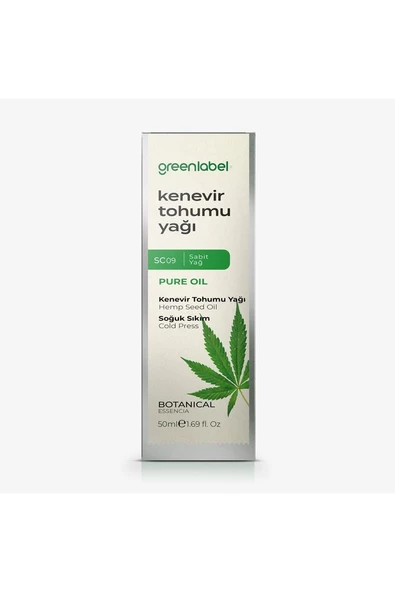 Greenlabel Kenevir Yağı 50ml ürün görseli