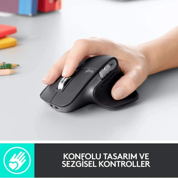 Logitech MX Master 3S - Siyah - 2