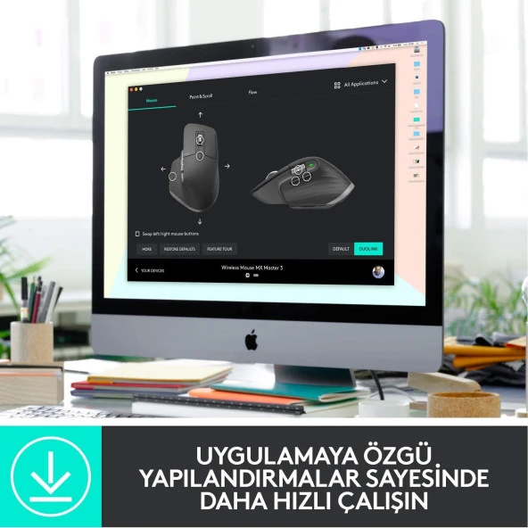 Logitech MX Master 3S - Siyah - 6