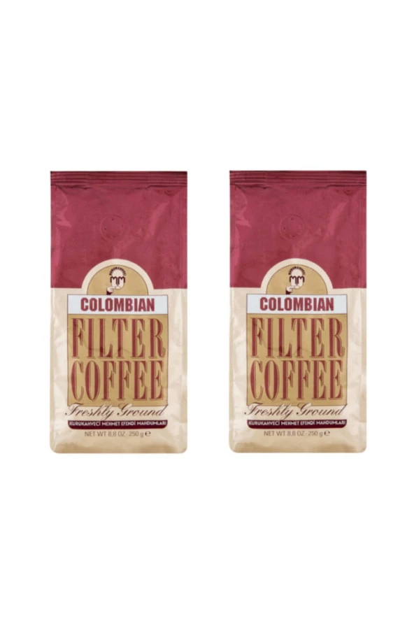 Kurukahveci Colombian Filtre Kahve 2 X 250 Gr