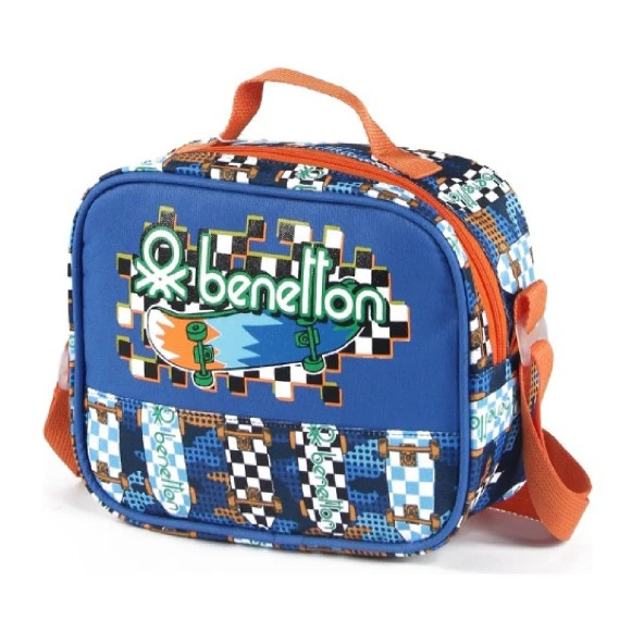 Benetton Kaykay Desenli Beslenme Çantası 03695 - 4
