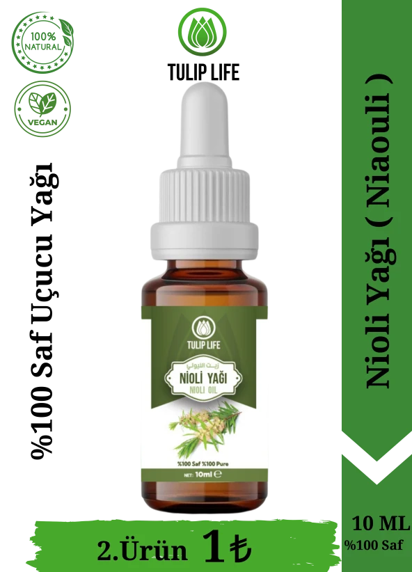 Tuliplife Nioli Uçucu Yağı 10 ML %100 Saf ve Doğal