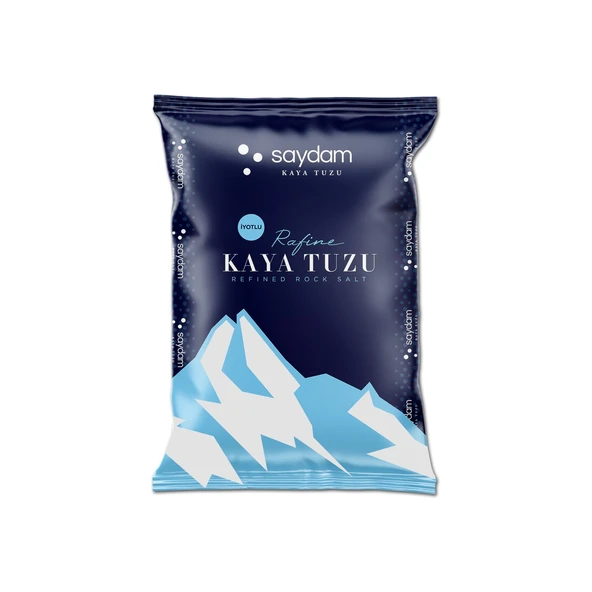 Saydam Tuz 750 gr Sofralık Kaya Tuzu x 24 Adet - Resim 3