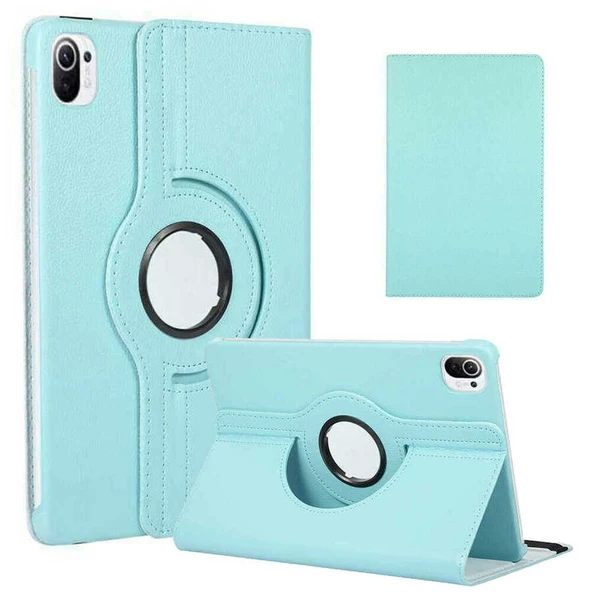 Xiaomi Mi Pad 5 / 5 Pro Kılıf 360 Dönebilen Standlı Case - 6